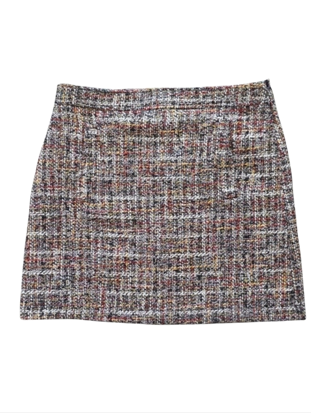 LOFT Size 10 Multi Color Tweed Lined Professional Skirt